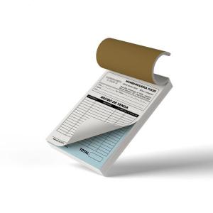 BLOCOS AUTOCOPIATIVO - 50 FOLHAS (50X2) Papel Auto-Copiativo 56g 15x21cm   Colado 50x2 vias (Branca e Azul) - 50 Folhas 1ª Via - 50 Folhas 2ª Via