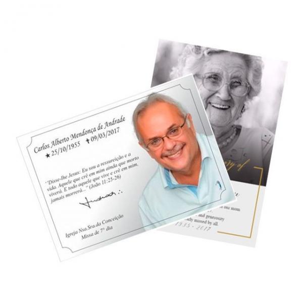 Santinhos de Missa de Sétimo Dia